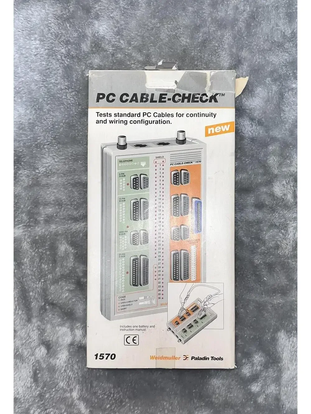 Cable check Weidmüller Paladin Tools PC Cable-Check 1570 Tester Coaxial
